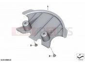 BMW Motorrad BMW 2020 M models M 1000 RR (0E71,0E73) Fork bridge cover | Fork bridge cover