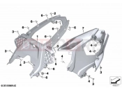 BMW Motorrad BMW 2020 M models M 1000 RR (0E71,0E73) Tail part | Tail part