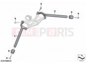 BMW Motorrad BMW 2020 M models M 1000 RR (0E71,0E73) Motorcycle handlebar | Motorcycle handlebar