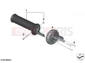 BMW Motorrad BMW 2020 M models M 1000 RR (0E71,0E73) Grip left / Multi-Controller | Grip left / Multi-Controller