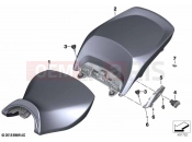 BMW Motorrad BMW 2021 R models R 1250 RT 20 (0L01, 0L03) Bench, heated | Bench, heated