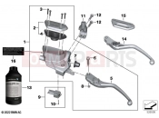 BMW Motorrad BMW 2021 R models R 1250 RT 20 (0L01, 0L03) Clutch control assembly | Clutch control assembly