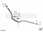 BMW Motorrad BMW 2021 R models R 1250 RT 20 (0L01, 0L03) Handlebar 2 | Handlebar 2