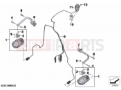 BMW Motorrad BMW 2021 R models R 1250 RT 20 (0L01, 0L03) Retrofitting, LED additional headlight | Retrofitting, LED additional headlight