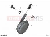 BMW Motorrad BMW 2021 R models R 1250 RT 20 (0L01, 0L03) Horn | Horn