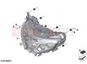 BMW Motorrad BMW 2021 R models R 1250 RT 20 (0L01, 0L03) LED headlight | LED headlight