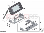 BMW Motorrad BMW 2021 R models R 1250 RT 20 (0L01, 0L03) Control panel, radio / microphone | Control panel, radio / microphone