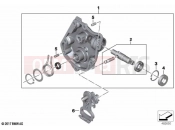 BMW Motorrad BMW 2021 R models R 1250 RT 20 (0L01, 0L03) Shift control housing cover | Shift control housing cover