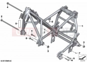 BMW Motorrad BMW 2021 R models R 1250 RT 20 (0L01, 0L03) Front frame | Front frame