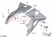 BMW Motorrad BMW 2021 R models R 1250 RT 20 (0L01, 0L03) Tail trim 2 | Tail trim 2