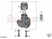 BMW Motorrad BMW 2021 R models R 1250 RT 20 (0L01, 0L03) Ignition steering lock with EWS4 by code | Ignition steering lock with EWS4 by code