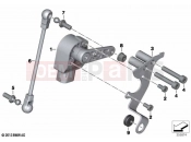 BMW Motorrad BMW 2021 R models R 1250 RT 20 (0L01, 0L03) Level sensor, rear | Level sensor, rear