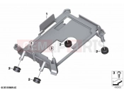 BMW Motorrad BMW 2021 R models R 1250 RT 20 (0L01, 0L03) Bracket, control unit | Bracket, control unit