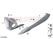 BMW Motorrad BMW 2020 S models S 1000 R (0E51, 0E53) Engine spoiler | Engine spoiler