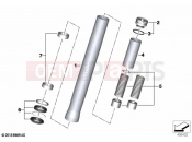 BMW Motorrad BMW 2020 S models S 1000 R (0E51, 0E53) Stanchion | Stanchion