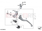 BMW Motorrad BMW 2020 S models S 1000 R (0E51, 0E53) Clutch control assembly | Clutch control assembly