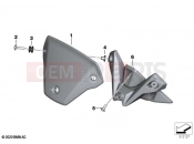 BMW Motorrad BMW 2020 S models S 1000 R (0E51, 0E53) Slipstream deflector 2 | Slipstream deflector 2