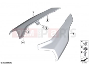 BMW Motorrad BMW 2020 S models S 1000 R (0E51, 0E53) Rear side panel | Rear side panel