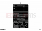 BMW Motorrad BMW 2020 S models S 1000 R (0E51, 0E53) Label 