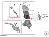 BMW Motorrad BMW 2020 S models S 1000 R (0E51, 0E53) Control assembly fitting 2 | Control assembly fitting 2