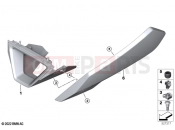 BMW Motorrad BMW 2020 S models S 1000 R (0E51, 0E53) Engine spoiler 2 | Engine spoiler 2