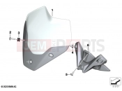 BMW Motorrad BMW 2020 S models S 1000 R (0E51, 0E53) Sport windscreen | Sport windscreen