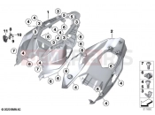 BMW Motorrad BMW 2021 S models S 1000 R (0E54) Tail part | Tail part