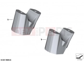 BMW Motorrad BMW 2021 S models S 1000 R (0E54) Handlebar extension | Handlebar extension