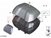 Topcase 49l | Topcase 49l - BMW Motorrad S 1000 XR (0E41, 0E43) 2022