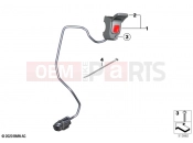 Operating unit for emergency call system | Operating unit for emergency call system - BMW Motorrad S 1000 XR (0E41, 0E43) 2023