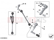 Outer gearshift parts | Outer gearshift parts - BMW Motorrad S 1000 XR (0E41, 0E43) 2023