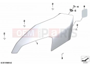 BMW Motorrad BMW 2020 S models S 1000 XR (0E41, 0E43) Upper trim section | Upper trim section