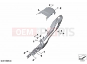 BMW Motorrad BMW 2020 S models S 1000 XR (0E41, 0E43) Tail trim | Tail trim