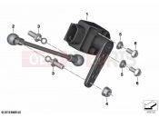 BMW Motorrad BMW 2020 S models S 1000 XR (0E41, 0E43) Level sensor, rear | Level sensor, rear