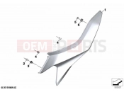 BMW Motorrad BMW 2020 S models S 1000 XR (0E41, 0E43) Rear side panel | Rear side panel