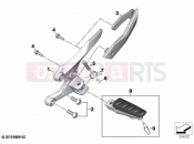 BMW Motorrad BMW 2020 S models S 1000 XR (0E41, 0E43) Footrest, front | Footrest, front