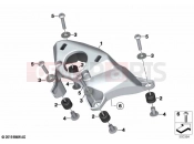 BMW Motorrad BMW 2020 S models S 1000 XR (0E41, 0E43) Holder, ignition / steering lock | Holder, ignition / steering lock