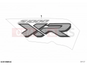 BMW Motorrad BMW 2020 S models S 1000 XR (0E41, 0E43) Stick-on label | Stick-on label