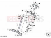 BMW Motorrad BMW 2020 S models S 1000 XR (0E41, 0E43) Fork bridge, bottom / top | Fork bridge, bottom / top