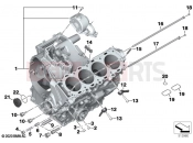 BMW Motorrad BMW 2020 S models S 1000 XR (0E41, 0E43) Engine housing | Engine housing