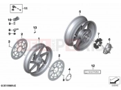 BMW Motorrad BMW 2020 S models S 1000 XR (0E41, 0E43) Retrofitting forged wheels | Retrofitting forged wheels