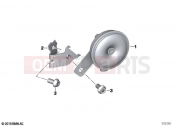 BMW Motorrad BMW 2020 S models S 1000 XR (0E41, 0E43) Horn | Horn