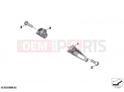 BMW Motorrad BMW 2020 S models S 1000 XR (0E41, 0E43) Bracket, additional headlight | Bracket, additional headlight