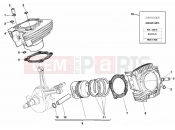 DUCATI 1998 Monster 600 Dark CYLINDER - PISTON » ENGINE CASE