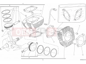 DUCATI Scrambler Icon CYLINDERS - PISTONS