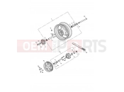 TRIUMPH THUNDERBIRD Rear Wheel & Final Drive