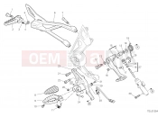 DUCATI 2023 Diavel 1260 S FOOTRESTS, RIGHT