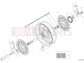 DUCATI 2023 Diavel 1260 S FRONT WHEEL [XCO:BYG]