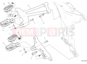 DUCATI Multistrada V2 S Right footrests