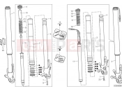 DUCATI Multistrada V2 S Front fork